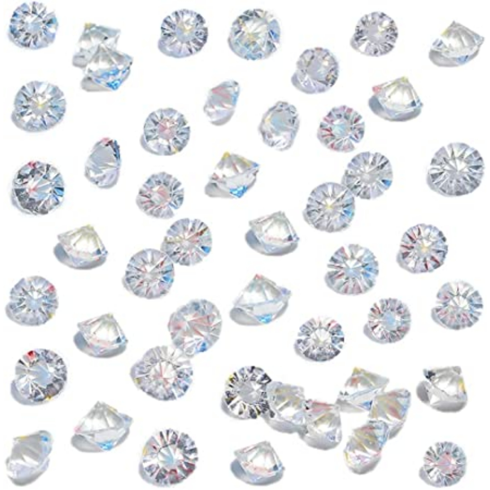 Dsseng 1300Pcs Clear Beads Assorted Beads for Jewelry Making